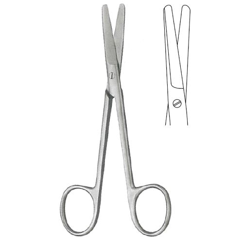 Wagner delicate scissors straight 12cm