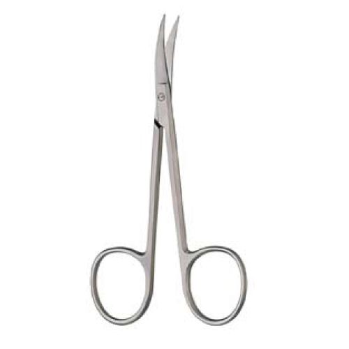 Walker Iris Scissors sidewards curved 10cm