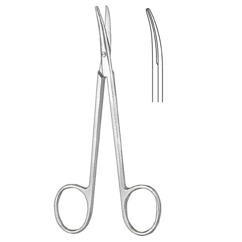 Dissecting scissors blunt 12cm - Curved