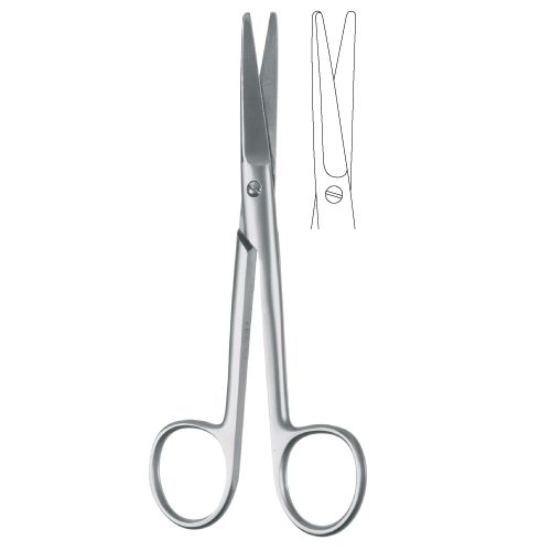 Mayo operating & dissecting scissors - straight 17cm