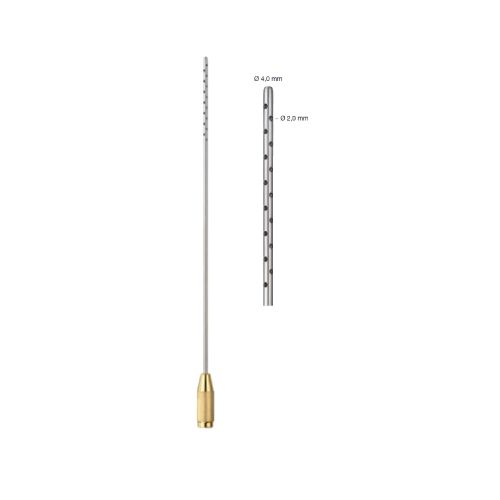 Entner Liposuction cannula Straight - 18/22/30 holes