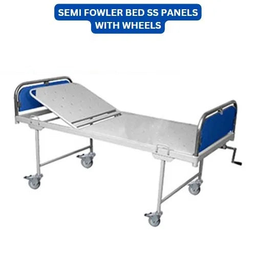 SEMI FOWLER BED SS PANELS WITH WHEELS