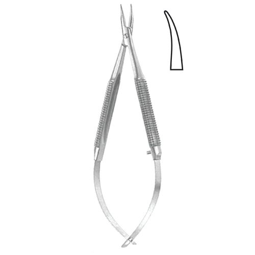 Barraquer Micro needle holder 14cm w/o catch