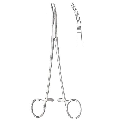 Schnidt (Boettcher) artery and tonsil dissecting forceps 19cm curved