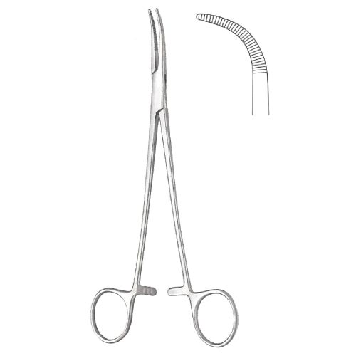 Schnidt (Sawtell) artery and tonsil dissecting forceps 19cm strong curve