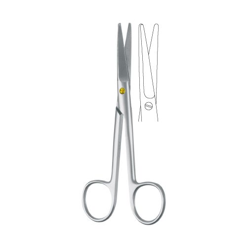 Mayo operating & dissecting scissors straight 15cm - Standard