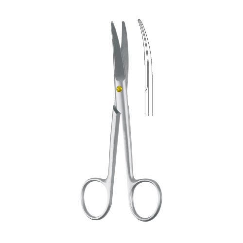 Mayo operating & dissecting scissors - curved 14cm