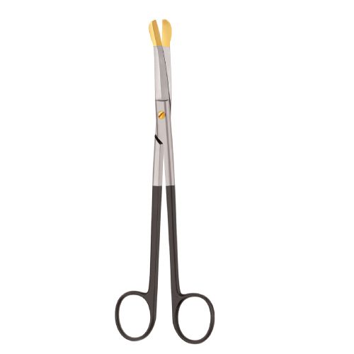 Solz "Gold Tip" dissecting scissors curved Supercut 20cm