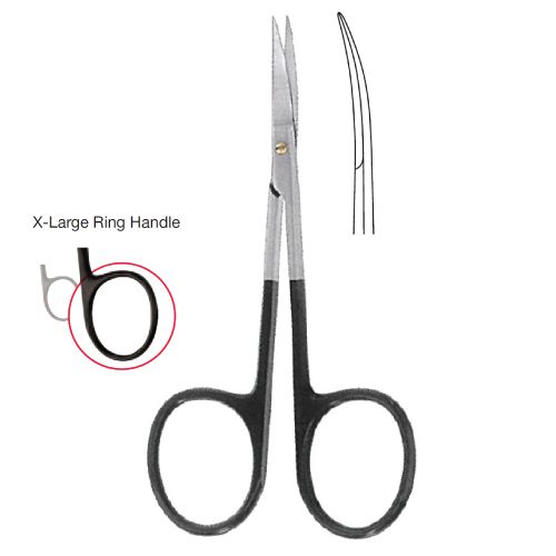 Iris scissors - extra large ring handle, 11.5cm