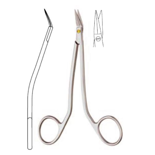 Walter nasal nasal scissors curved angled 14cm - Supercut