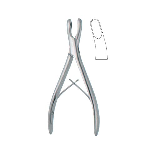 Luer bone rongeur - jaws 8mm wide