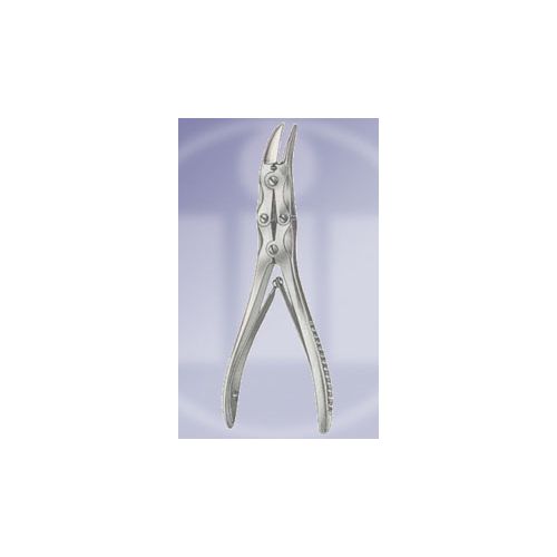 Kleinert Kutz bone cutting forceps 15cm curved to rear, double action