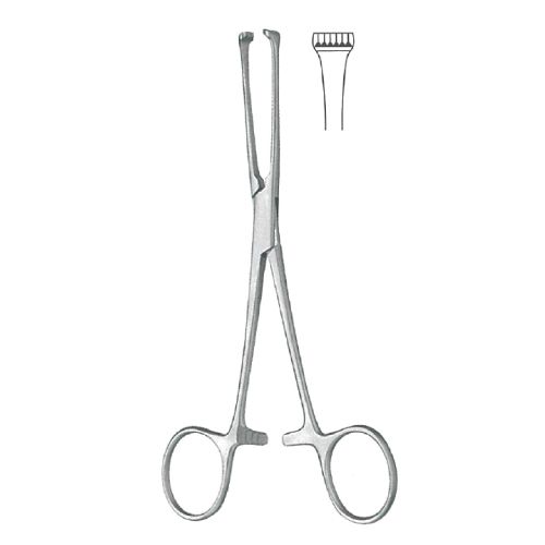 Allis tissue grasping forceps 5x6 teeth