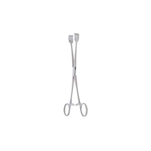 Czerny vulsellum forceps 4 x 4 teeth, 12mm - 19.5cm