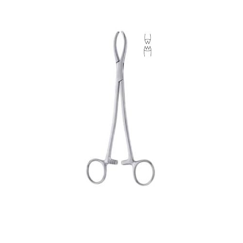 Littlewood vulsellum tissue forceps, 3x2 teeth - 18.5cm