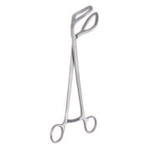 Somer uterine elevating forceps 24cm - curved lateral