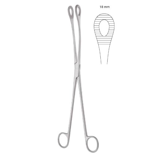 Kelly uterine polypus forceps, 18mm 32cm - slight curved