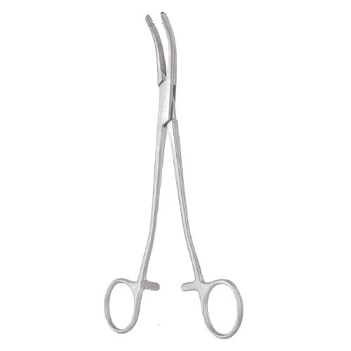 Heaney hysterectomy forceps curved 21cm