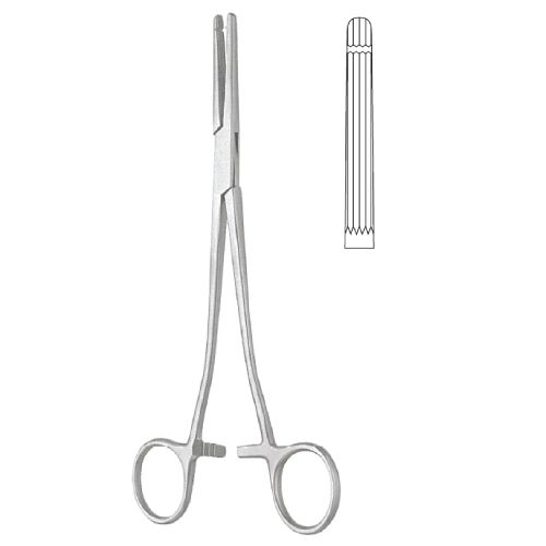 Ballentine hysterectomy forceps 21cm straight