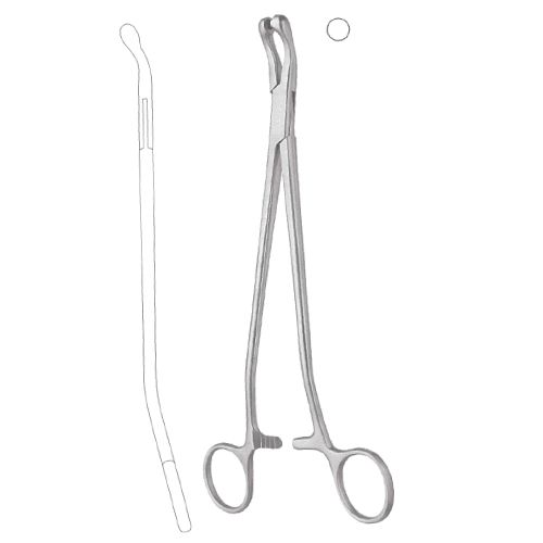 Thoms-Gaylor uterine biopsy forceps 24cm - curved