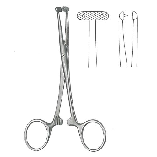 DeMartel scalp flap forceps 14cm