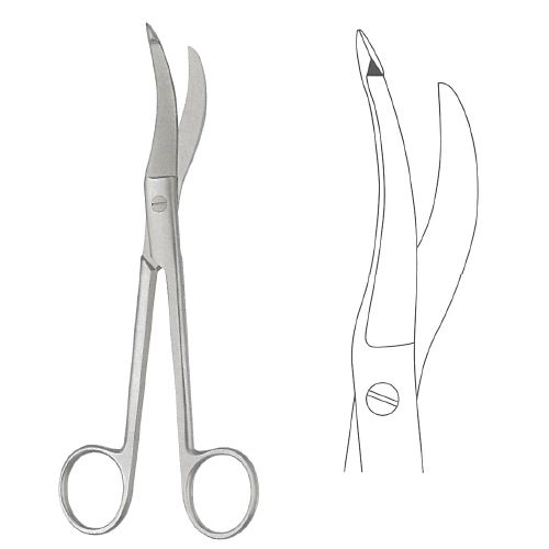 Waldmann episiotomy scissors 18cm