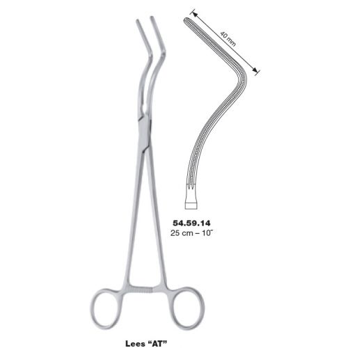 Lees "AT" bronchus clamps - 25cm