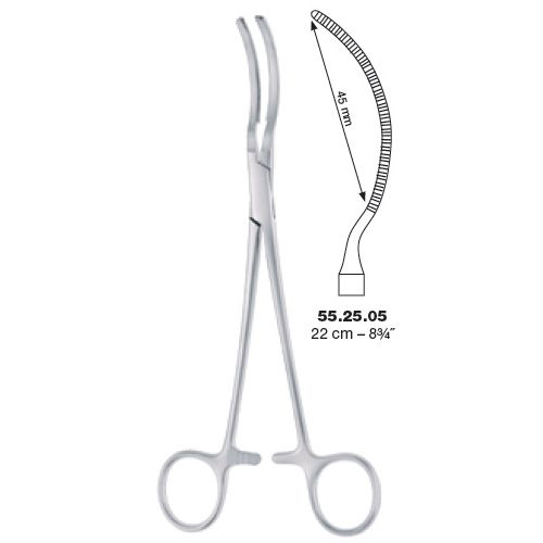 Potts Glover anastomosis vascular clamp 22cm