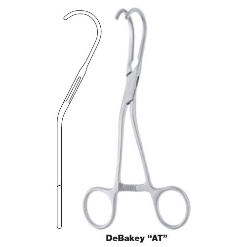 DeBakey AT Ligature Clamps - Strong Curve