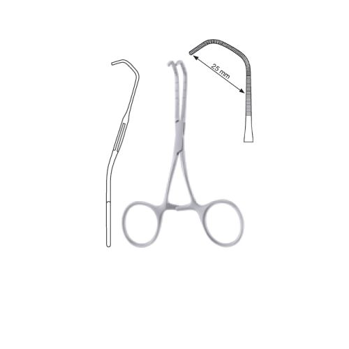 Neonatal AT Clamps - Square Curved Jaws