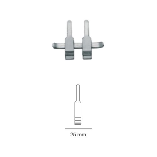 Aclan micro vessel clip/approximator - double - artery - style 5