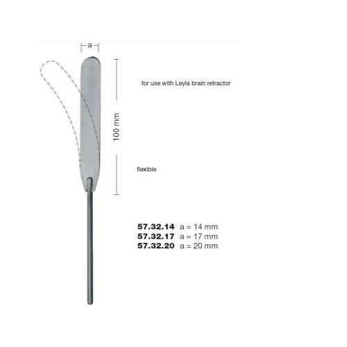 Spatula malleable 20cm - 14mm