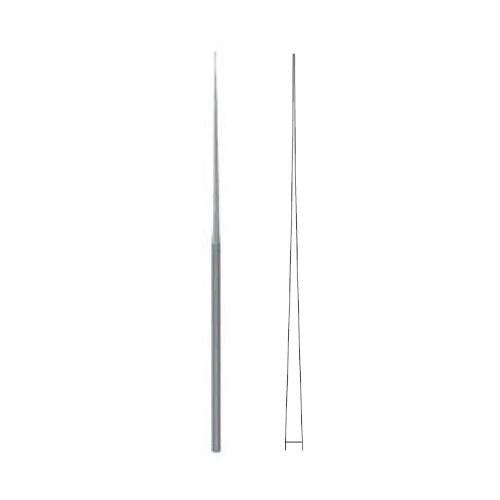 Rhoton micro needle - semi sharp, 19cm