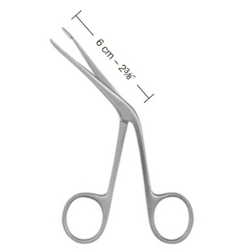 Hartmann ear dressing forceps, 13.5cm long, 6cm working length: delicate pattern