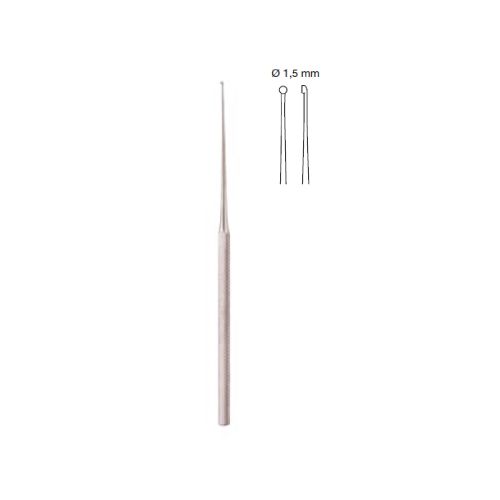 Micro sharp curette - tympanoplasty, myringoplasty