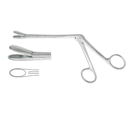 Watson Williams ethmoid bone forceps, 7mm jaw width, 120mm shaft