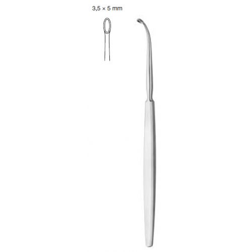 Frontal sinus curette