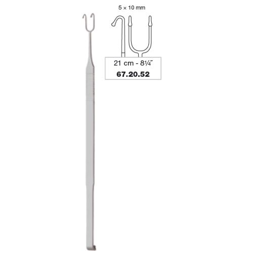 Cottle Neivert retractor D/E 10mm, 21cm