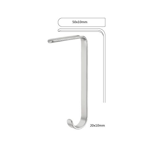 Aufricht Daniel nasal retractor - 11cm 50x10mm