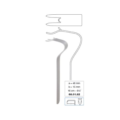 Obwegeser chin retractor 16cm, 48mm