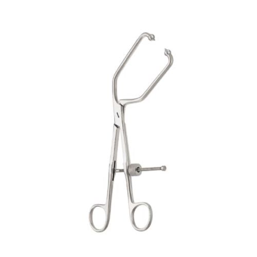 Pelvic reposition forceps angled