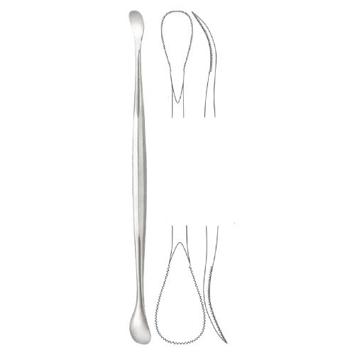 Henke tonsil dissector D/E 24cm - 12mm/18mm