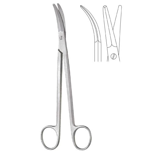 Prince tonsil scissors 18cm