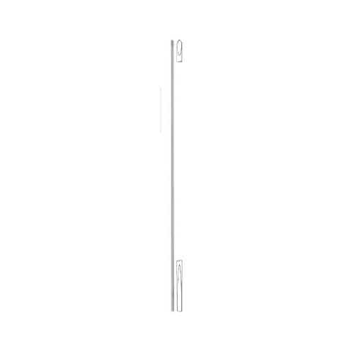 Kirschner wire - lancet point, flat shaft end 31cm