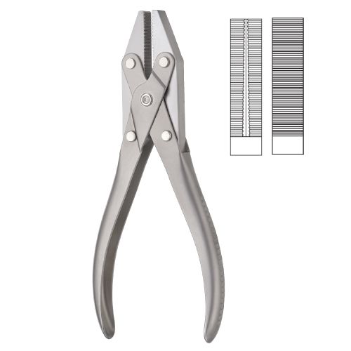 Flat nose pliers parallel 18cm