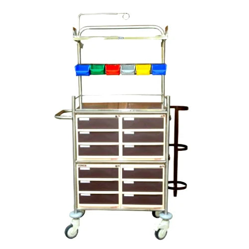 Crash Cart With ABS Drawers