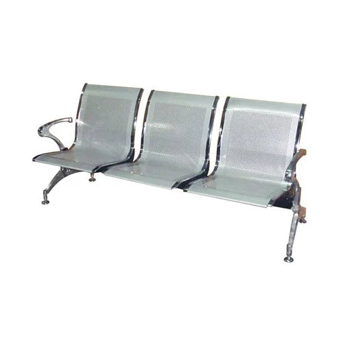 Three Seater Chrome Chair